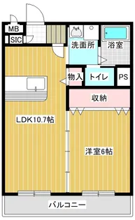 ティー・オリーブ【2階】の間取り