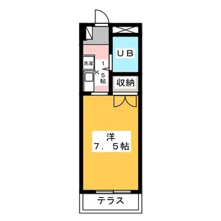 メゾン木犀【1階】の間取り