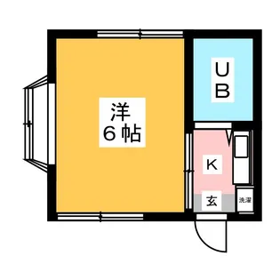ハウス華【1階】の間取り