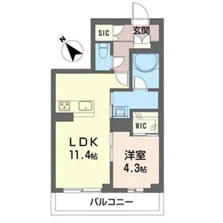 グリナージュ ガーデン【3階】の間取り