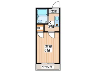 レオパレス寝屋川第10【2階】の間取り