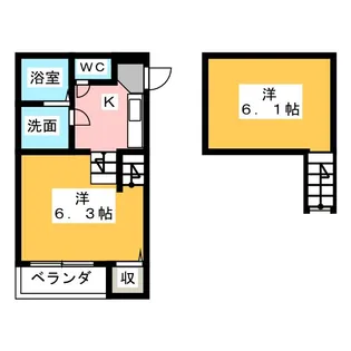 Stella星宮【1階】の間取り