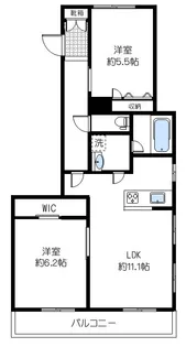 パークサイドレジデンス今川【3階】の間取り