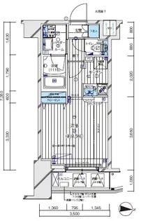メインステージ板橋EAST【7階】の間取り