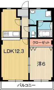 高知県高知市鴨部3【マンション】の間取り