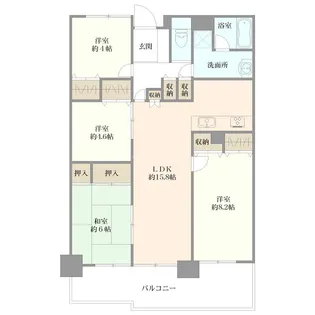 シャルマンコーポ駅南【9階】の間取り