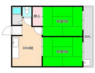 ニシグチマンション【1階】の間取り