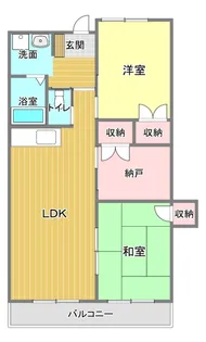 323BLD【4階】の間取り