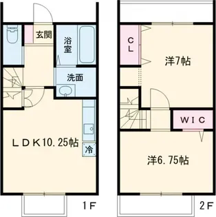 茨城県土浦市おおつ野6【一戸建】の間取り