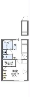 レオパレス滝子【2階】の間取り