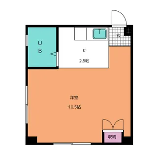 小野寺ハイツ【3階】の間取り