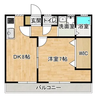 高知県高知市南御座【マンション】の間取り