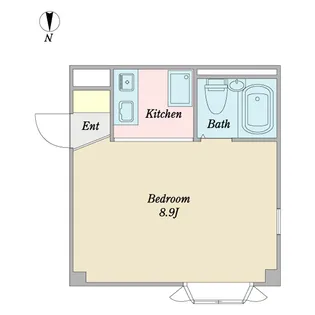 ハイブリッジ北小岩【4階】の間取り