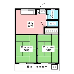 ドリームハイツ【2階】の間取り