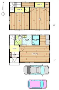福岡県久留米市田主丸町殖木【一戸建】の間取り