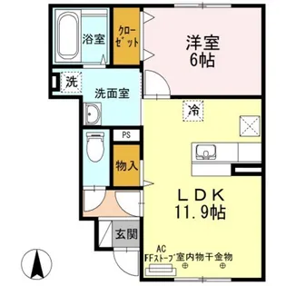 青森県青森市大字浦町字奥野【一戸建】の間取り