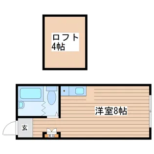 エクセルシャトータカハシ【2階】の間取り
