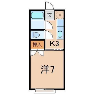 スリーワカバ【1階】の間取り
