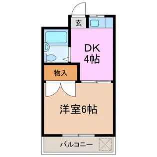 ヒルズ池下【2階】の間取り