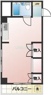大建中山コーポ【2階】の間取り