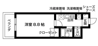 新百合グリーンハウス【4階】の間取り