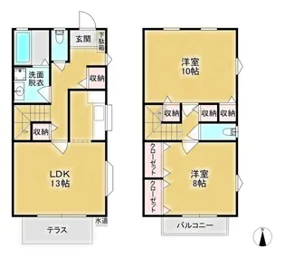 薬師台ガーデン【1階】の間取り