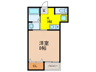 Flat A【2階】の間取り