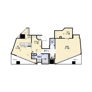 愛知県名古屋市昭和区御器所通1【マンション】の間取り