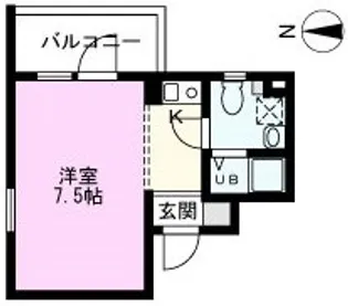 カーサ大戸【2階】の間取り
