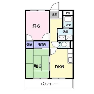 サニーハイツ【2階】の間取り
