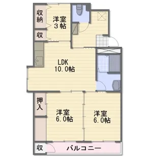 長野県長野市三輪4【マンション】の間取り