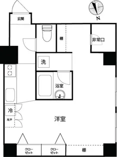 カテリーナ御苑【5階】の間取り