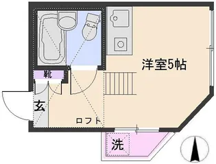 第2KRコーポ【2階】の間取り