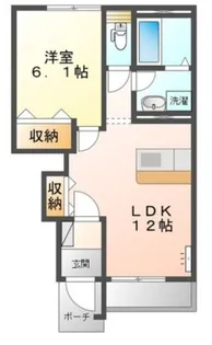 ヴィア・ペトーカ【1階】の間取り