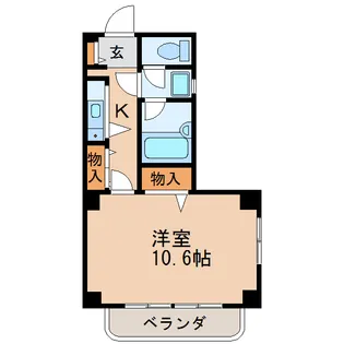 パルナス本町通【6階】の間取り