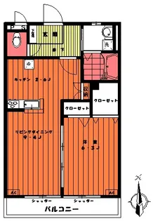 ウィズ【1階】の間取り