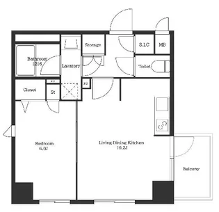 ビィ・フォルマ亀戸【2階】の間取り