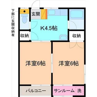 メゾンSiV【1階】の間取り