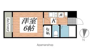 鹿嶋シーサイドヴィラ【1階】の間取り
