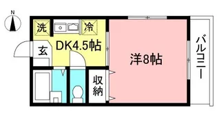 スカイビレッジ【1階】の間取り