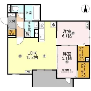 Green Village【1階】の間取り