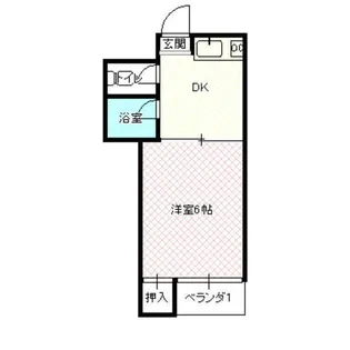 ジュネス北駅【2階】の間取り