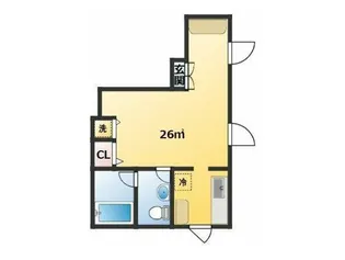東京都世田谷区経堂1【アパート】の間取り