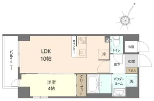 ヨコハマシギョウビルディング【7階】の間取り
