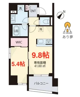 Felice元町【4階】の間取り