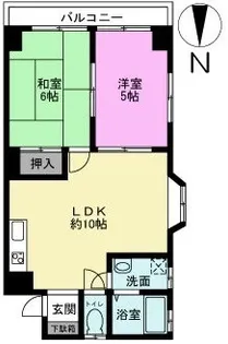 寿ハイツ【3階】の間取り