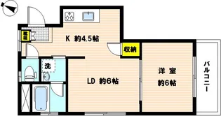 ランブリング西荻北【1階】の間取り