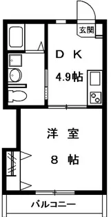 胡桃ガーデン【2階】の間取り