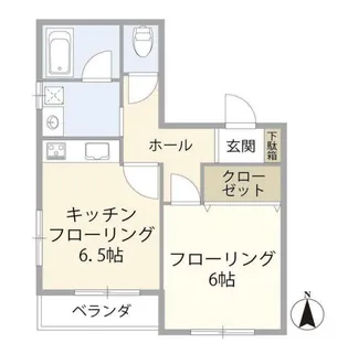 オリエンタルコーポ【2階】の間取り