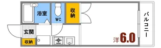 セジュール久保田B棟【2階】の間取り